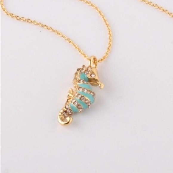 Nwot Kate Spade Turquoise Seahorse 